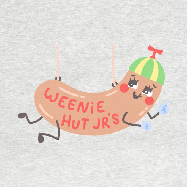 Weenie Cartoon Funny Art by Sweetums Art Shop